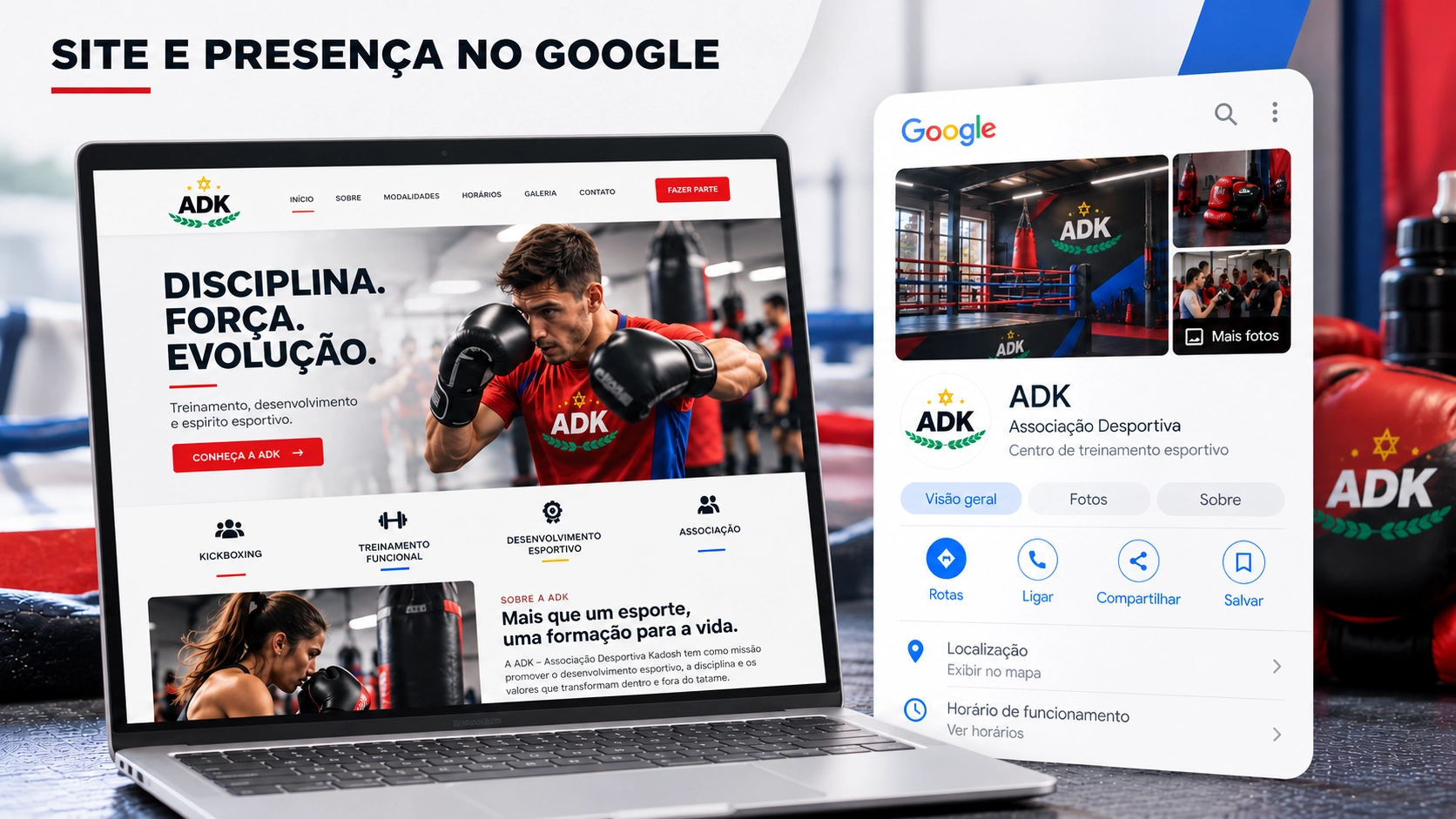 Site e presença no Google ADK