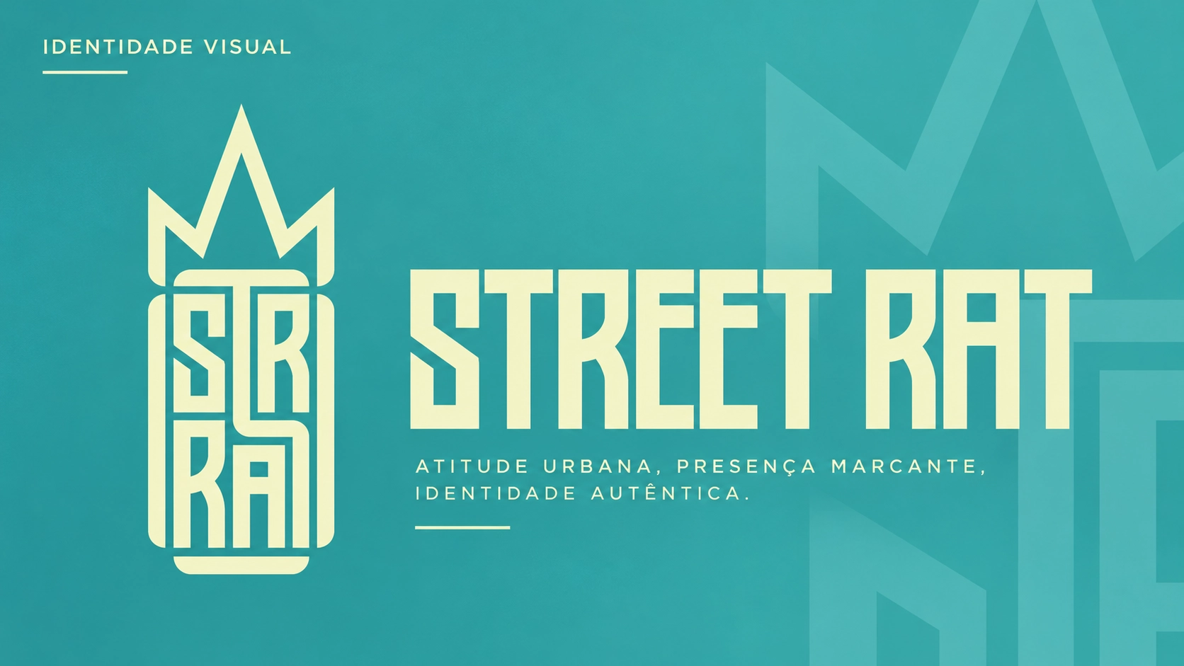 Identidade visual STREET RAT